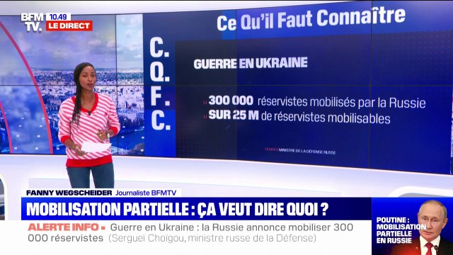 Guerre en Ukraine: ce que l'on sait des 300.000 réservistes mobilisés par Poutine