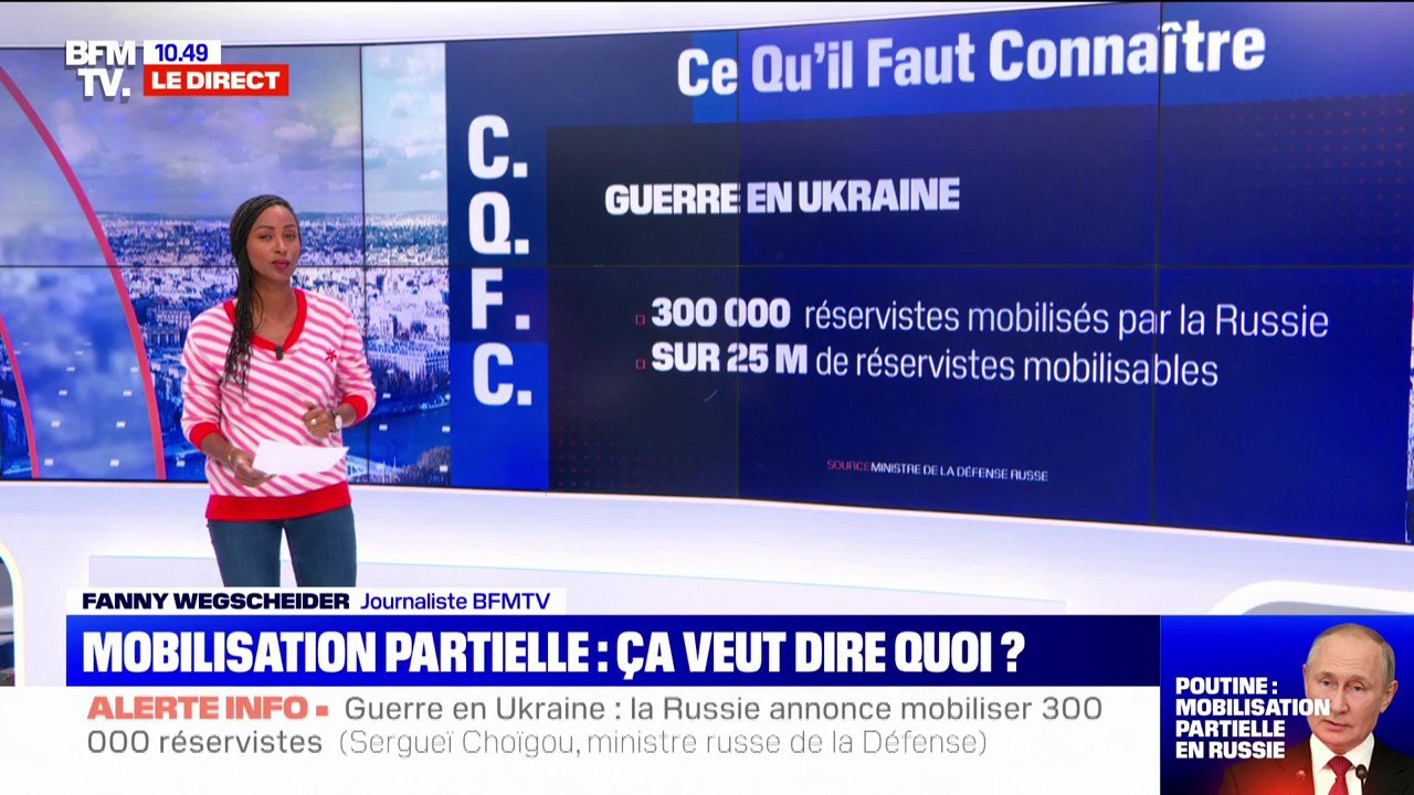 Guerre en Ukraine: ce que l'on sait des 300.000 réservistes mobilisés par Poutine