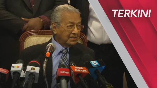 [TERKINI] Sidang media khas Tun Dr Mahathir Mohamad