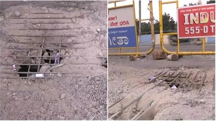 Rs 35 crore Bengaluru flyover caves in as potholes turn death traps across the country