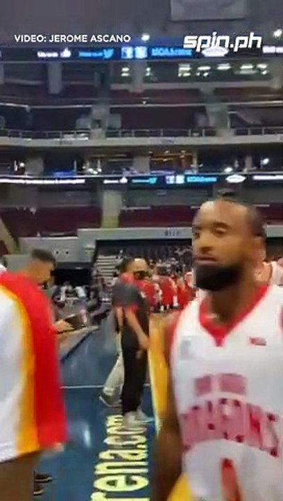Bay Area Dragons quick to make presence felt in the PBA. Here's how they celebrated their first W: