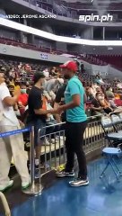 LOOK: Phoenix star Jason Perkins makes appearance in casual wear having been out for the season due to knee injury. 