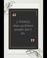 5 THINGS that confident people don't do | Mudassar Saiyad | Surprising Facs