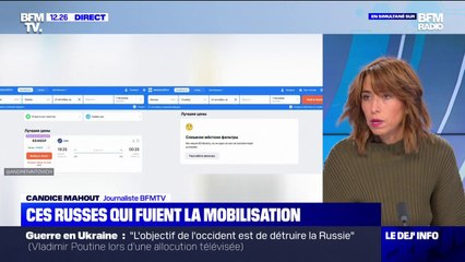 下载视频: Après l'annonce de la mobilisation partielle par Poutine, de nombreux Russes tentent de fuir leur pays