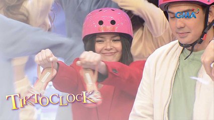 Tiktoclock: Bianca Umali, tinanggal ang sapatos para sa ‘Quiz and Shout!’