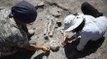 Kahramanmaraş’ta yedi bin yıllık kadın iskeleti bulundu