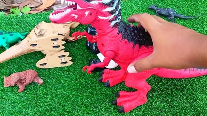 Hunting Found Jurassic World Evolution 2 T-rex Cow Lion Panda Spinosaurus Parasaurolopus Lion Tiger