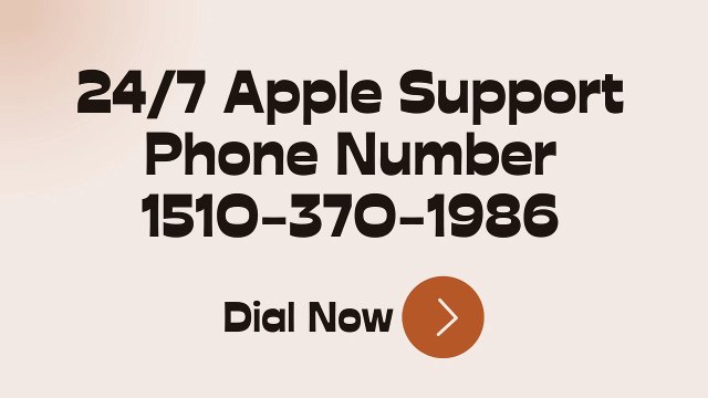 247 Apple support phone number 1(51O)-37O-1986
