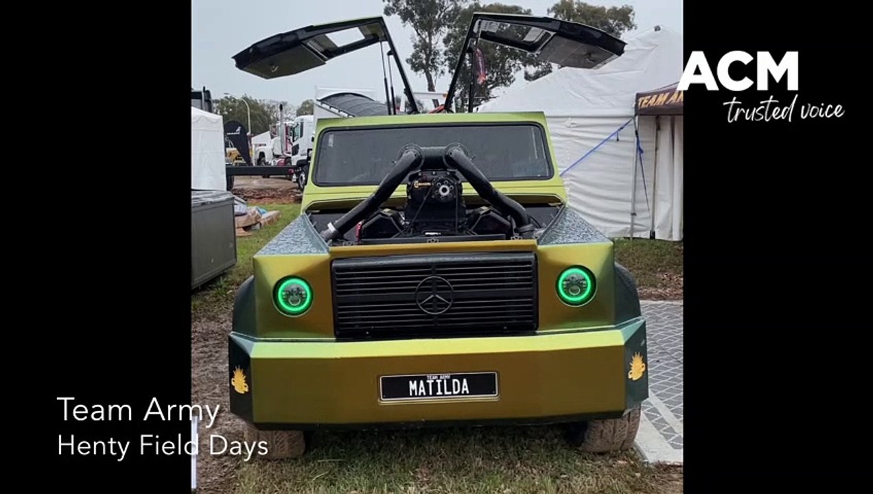 425 horsepower Gwagon otherwise known as Matilda makes some noise