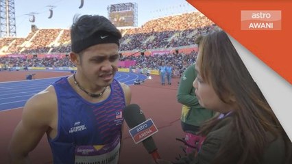 Sukan Komanwel | Air mata Afiq berderai terlepas pingat