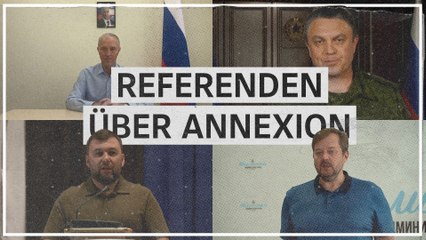 Cherson, Lugansk, Donezk, Saporischschja: Separatistenführer kündigen Referenden an