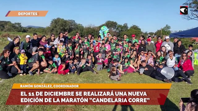 El 11 de diciembre se realizará una nueva edición de la maratón Candelaria corre