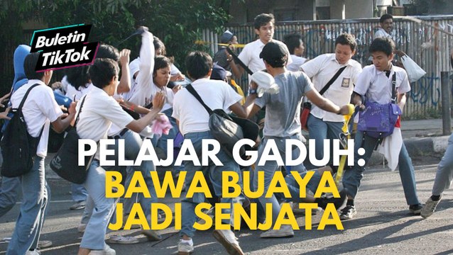 Pelajar gaduh: Bawa buaya jadi senjata