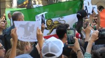 İRAN BAŞKONSOLOSLUĞU ÖNÜNDE 'MAHSA AMİNİ' PROTESTOSU