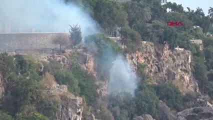 Son dakika haberi! FALEZLERDE KORKUTAN YANGIN