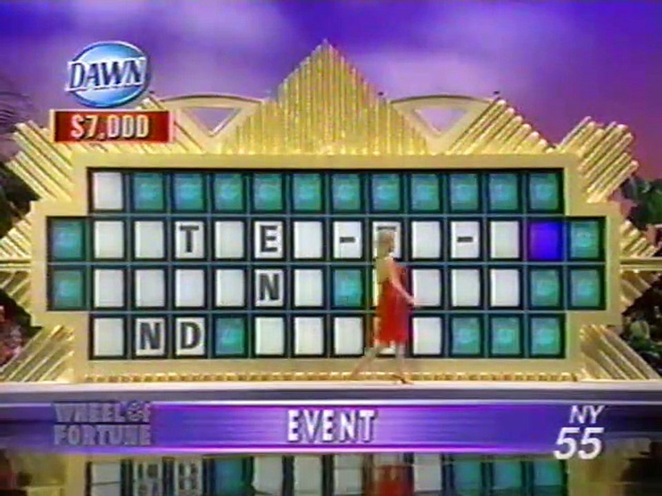 Wheel of Fortune December 11, 2001 (Christopher/Kate/April) video