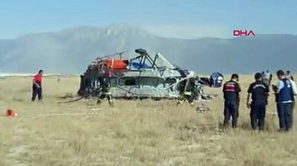 Marmaris'te helikopter düştü: 1 ölü, 4 yaralı