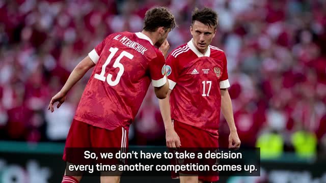 UEFA yet to decide Russia's footballing future