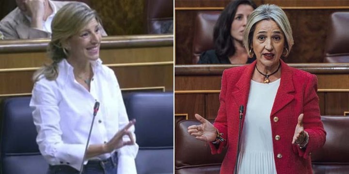 Una diputada de VOX vapulea a la caperucita roja Yolanda Díaz en el Congreso: Aunque la mona se vista de seda...