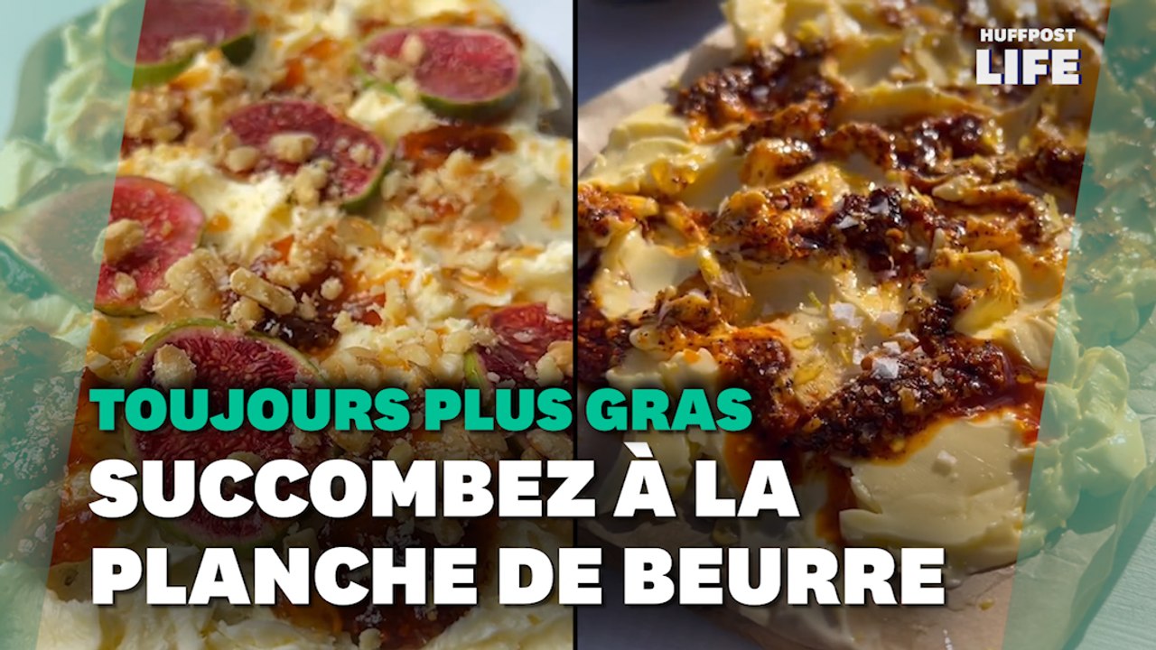 Arrêtez les planches de fromage ou charcuterie, voici la planche de beurre