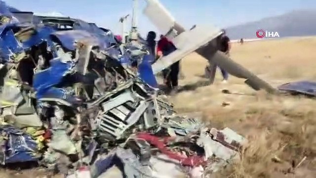 Denizli'de yangın söndürme helikopteri düştü: Ölü ve yaralılar var