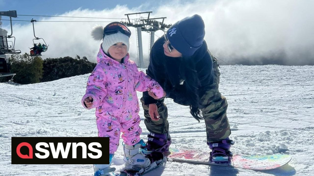 Meet the adorable toddler who can snowboard at age TWO