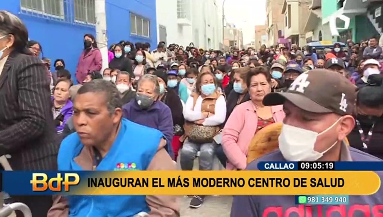 Callao: Inauguran moderno centro de salud en Bocanegra