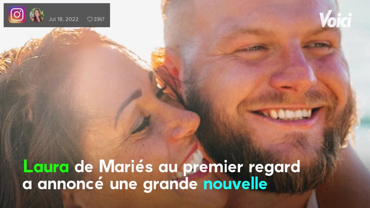 Voici - Mariés au premier regard : une célèbre candidate révèle être enceinte de son premier enfant avec d'amusants clichés