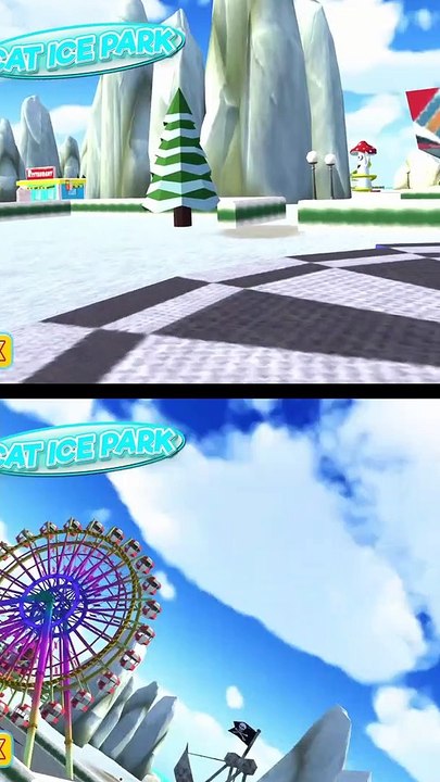 Cat Theme & Amusement Ice Park Game  Gameplay Fun 