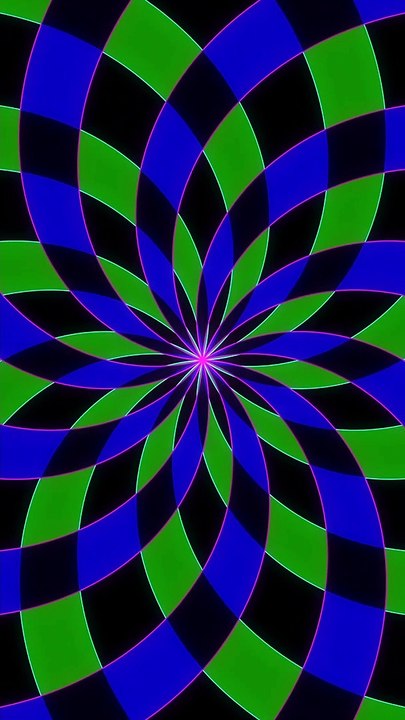 Hypnotic Optical Illusion Psychedelic Checker Pattern Awesome ...