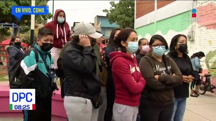 Alumnos acuden a escuela pese a registrar daños tras sismo en CDMX