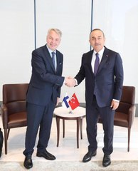 Bakan Çavuşoğlu, Finlandiyalı mevkidaşı Haavisto ile görüştü