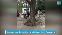 Conmoción por la muerte de un ciclista en Barrio Aeropuerto