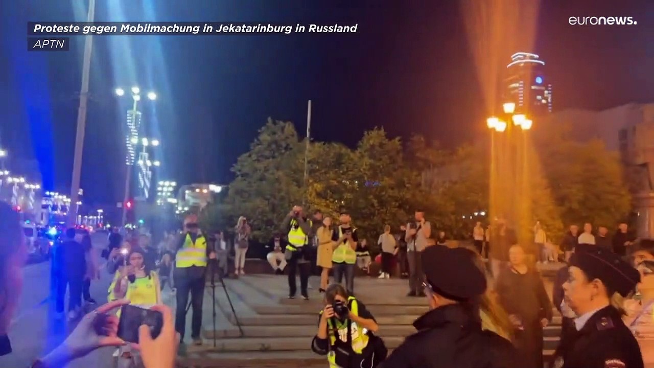 Festnahmen bei protesten in russlands 4.-größter stadt jekatarinburg