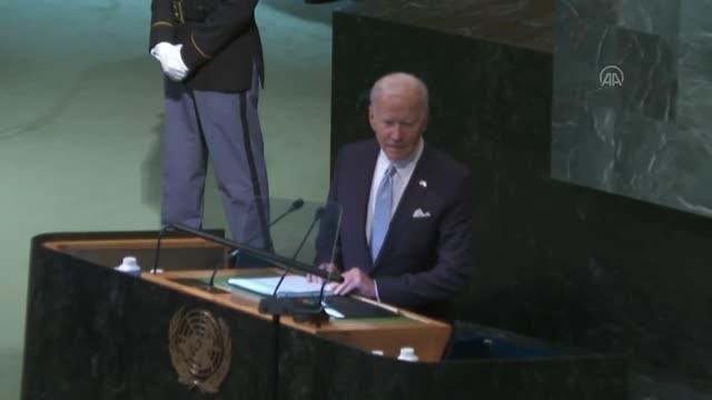 77. Birleşmiş Milletler Genel Kurul görüşmeleri - ABD Başkanı Joe Biden