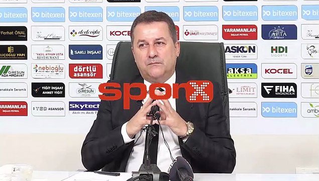 Karaahmet: Giresunspor bu kez başka bir hikaye yazacak