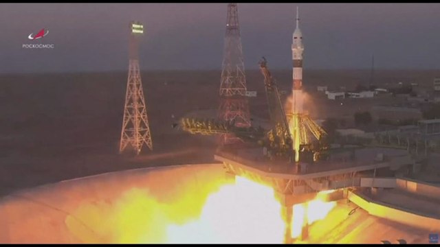 Decollata Soyuz verso Iss con 2 cosmonauti russi e astronauta Usa