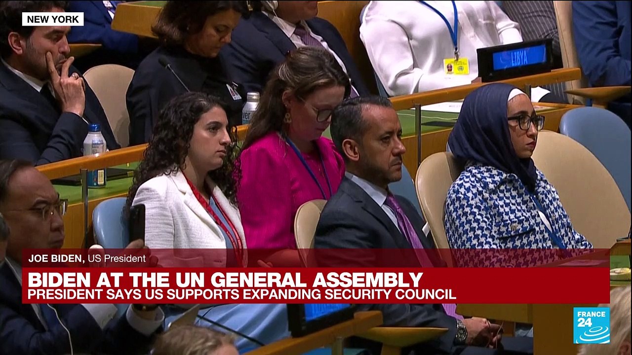 REPLAY - UN General Assembly: US President Joe Biden delivers speech