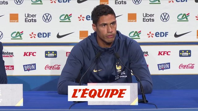 Varane : «Trouver des repères en peu de temps ? On peut le faire» - Foot - Bleus