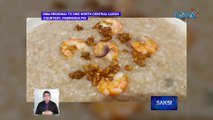Bayan ng Sasmuan, hipon ang sahog sa lugaw | Saksi