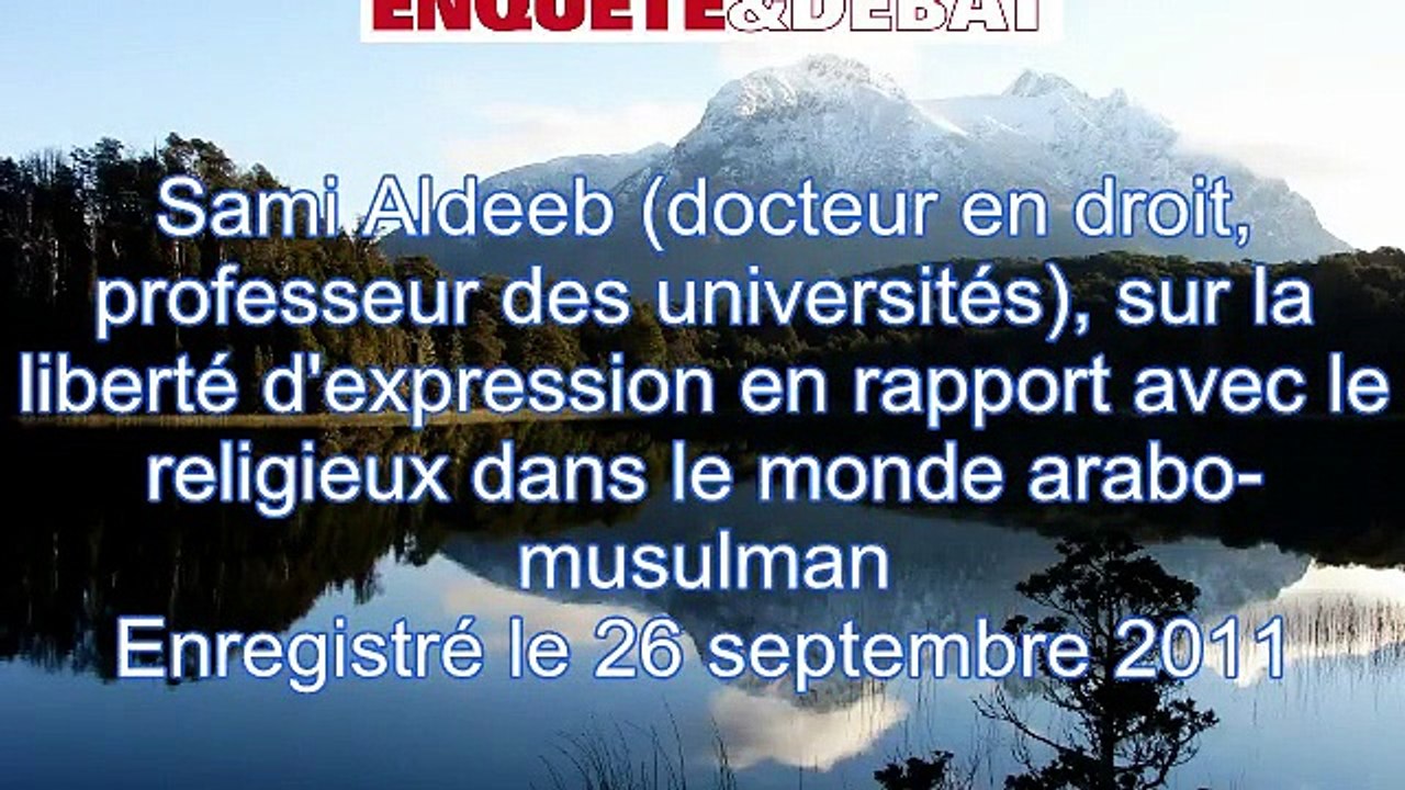 Conférence au Centre St Paul de Sami Aldeeb sur la liberté d’expression dans le monde arabo-musulman