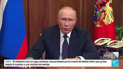 Presidente Putin amenazó con usar arsenal nuclear tras "chantaje" de Occidente