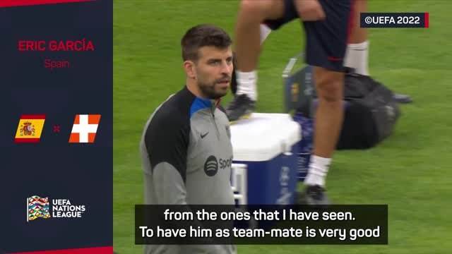 'Pique is one of the best three defenders in history' - Eric Garcia