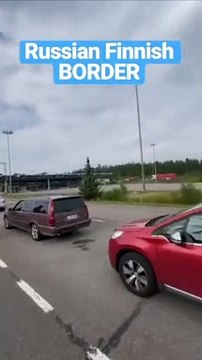 The queue at the border with Finland. Russians flee from mobilization, to a NATO country