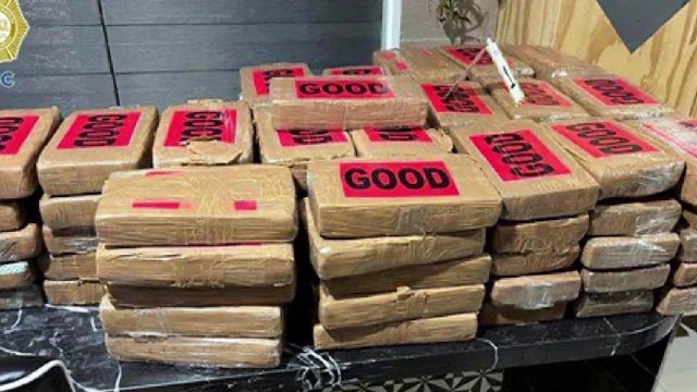 Caen en CDMX cuatro hombres ligados al CJNG, además, les aseguraron 345 kilos de cocaína