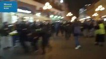 Las detenciones de manifestantes en Moscú