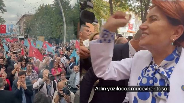 Akşener'e Ankara'da coşkulu karşılama