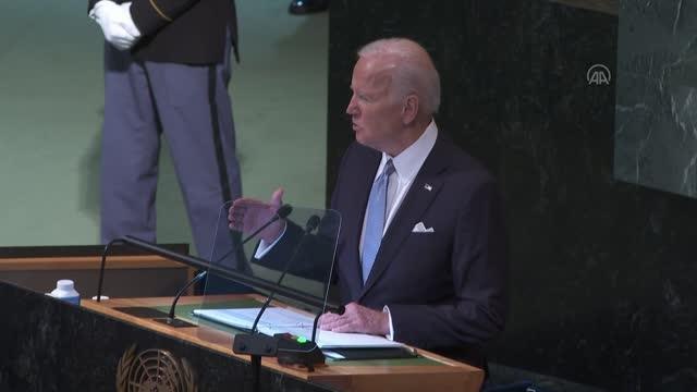 77. Birleşmiş Milletler Genel Kurul Görüşmeleri - ABD Başkanı Joe Biden (3)