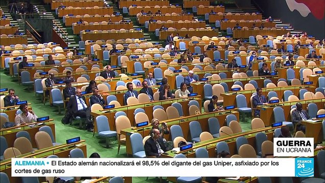Occidente manifiesta su rechazo en Asamblea general de la ONU por invasión rusa a Ucrania