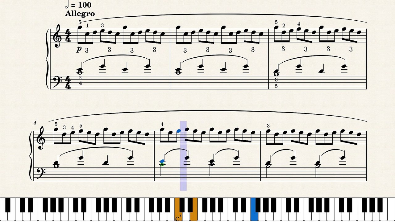 Czerny - 30 New Studies in Technics Études de Mécanisme Vorschule zur Schule der Gelaeufigkeit Op. 849 No. 1